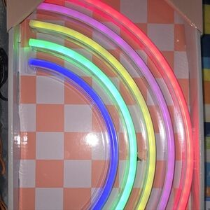 Rainbow neon lights